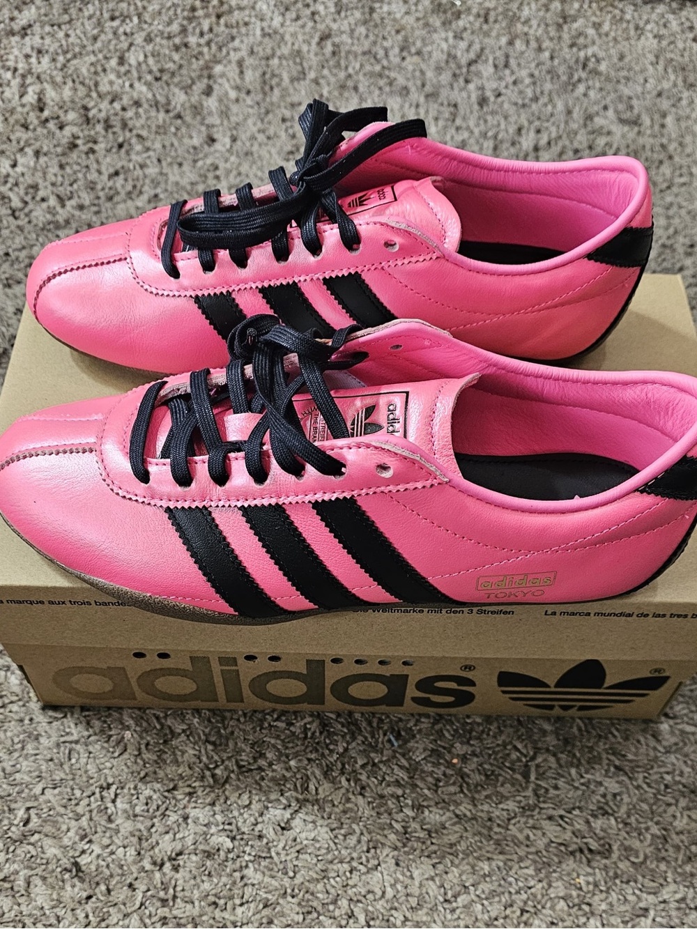 Adidas Tokyo Decon W Pink Black sneakers Women’s 8.5 NWT